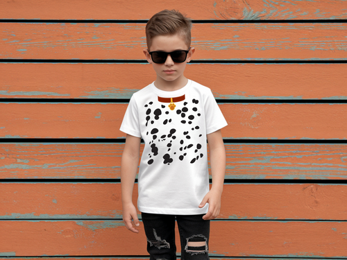 Kids Dalmatian Halloween Costume T-Shirt
