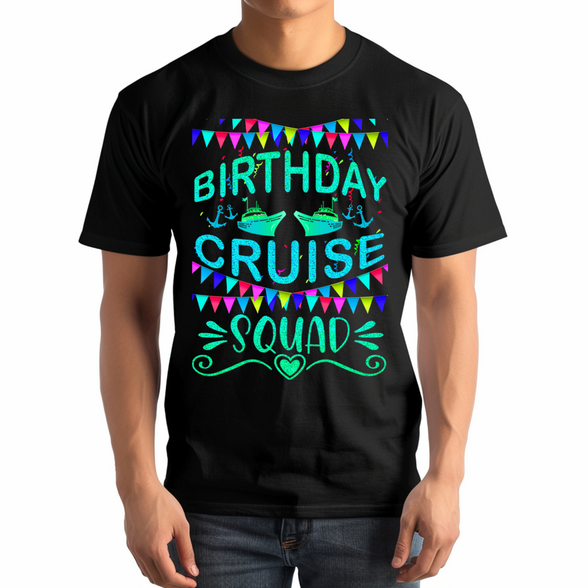Birthday Cruise Squad Shirt – Matching Cruise Vacation T-Shirt