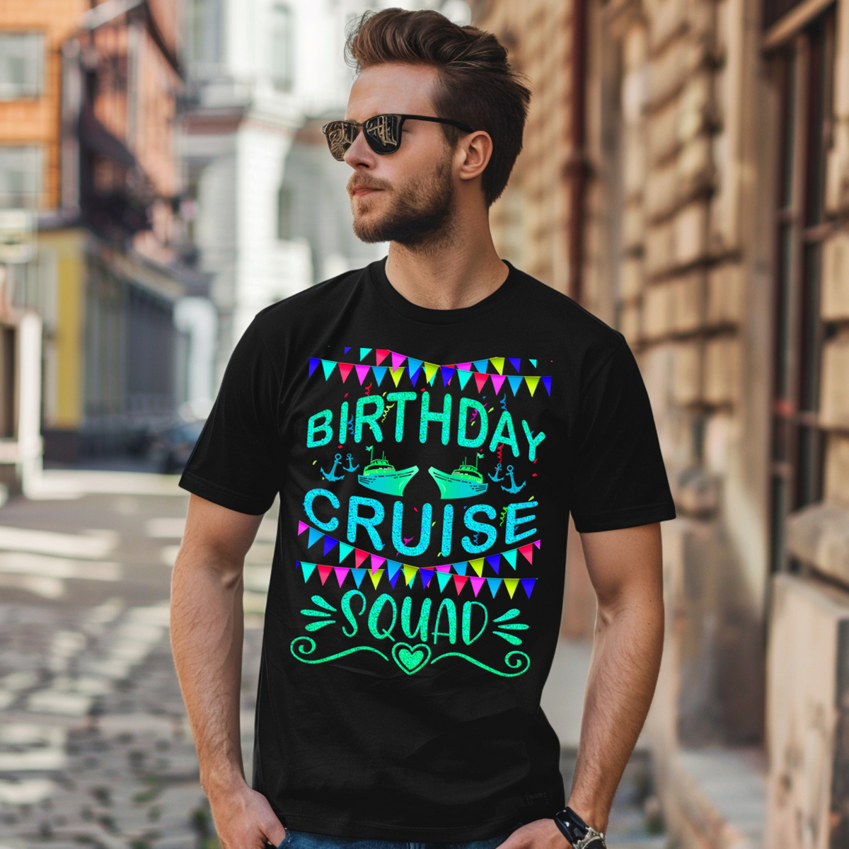 Birthday Cruise Squad Shirt – Matching Cruise Vacation T-Shirt